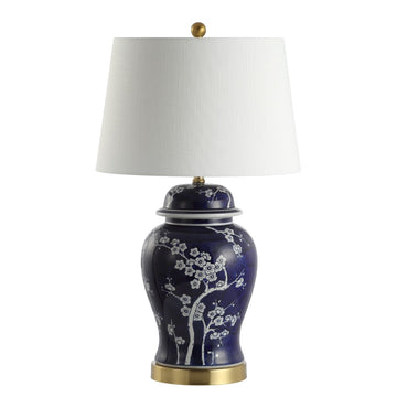 Gracie 29.5" Ginger Jar Ceramic/Metal LED Table Lamp - JONATHAN Y